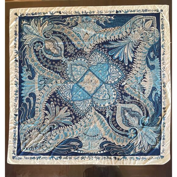 Extra Large Silk Polyester  Scarf Tops  Wraps Bandana 50 x 50 - Picture 5 of 11